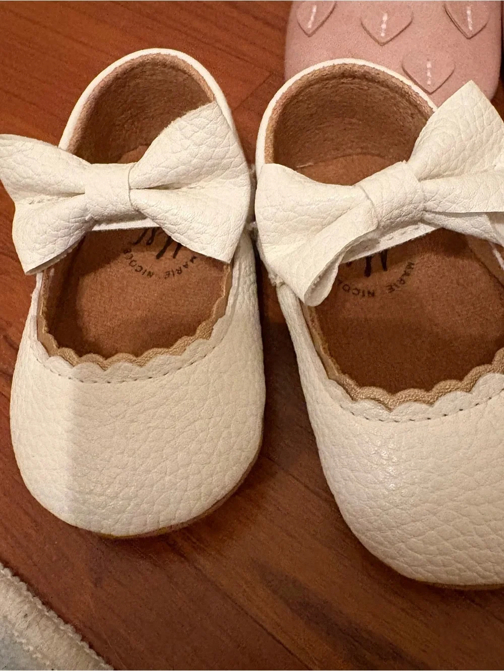 Lot of five 0-6 month Baby Shoes - Marie Nicole, Old Navy, Hudson Baby